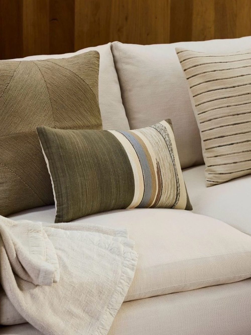 West Elm Mixed Woven pillow cover only